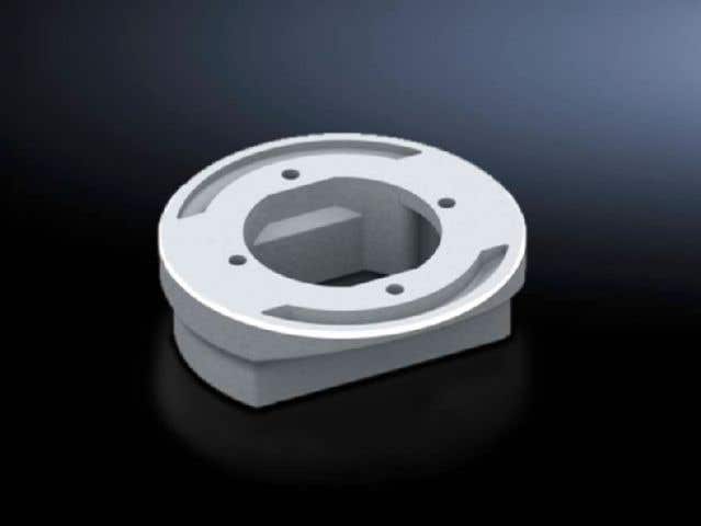 Adaptor support arm connection  130 mm to 120 x 65 mm