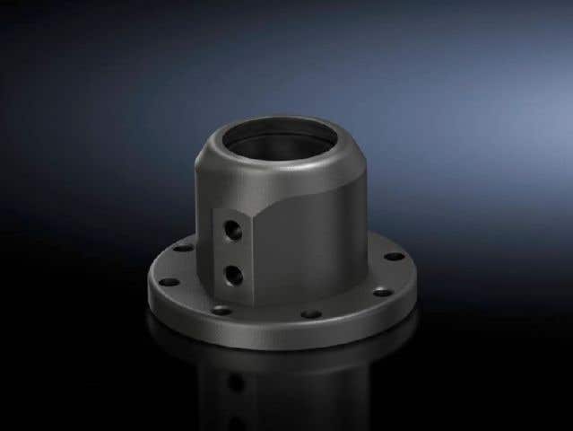 Wall/base mounting bracket, CP 40, steel 