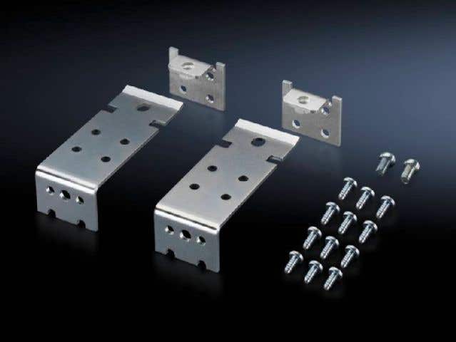 Baying clamp, horizontal for back-to-back mounting