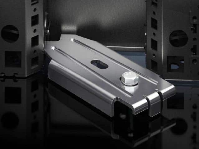 Base mounting plate for base/plinth VX and AX and base/plinth, complete
