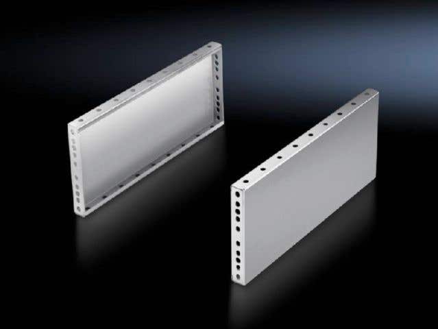 Base/plinth trim panels, side, 200 mm Stainless steel for base/plinth components front and rear