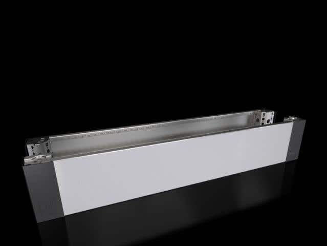 Base/plinth corner pieces with base/plinth trim panels, front and rear, 200 mm, stainless steel
