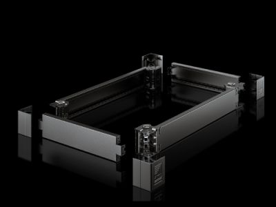 Cover for base/plinth corner piece for base/plinth system VX