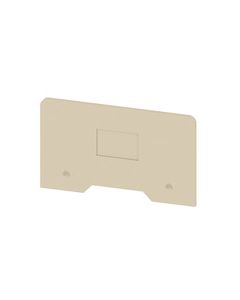 SAK Series, End plate, 1.5 mm, beige, Direct mounting