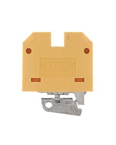 EK 2.5N SAK Series, PE terminal, Rated cross-section: 2.5 mm², Screw connection, Green/yellow, Direct mounting