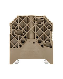 End bracket, Wemid, dark beige, Rail: TS 3