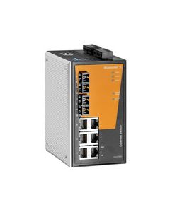 Network switch (managed), managed, Fast Ethernet, Number of ports: 6x RJ45, 2x SC Multi-mode, -10 °C...60 °C, IP30