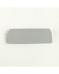 End Plate. L series. Grey. For use with 1492-L3Q. L3QS. LG3Q