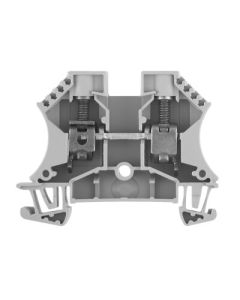 Feed Through Screw Terminal Blk 10mm GRY