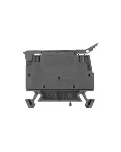 IEC Terminal Block, One-Circuit Fuse Block (5 x 20 mm Fuses, Type W), 4 mm (# 22 AWG - # 10 AWG) or 2.5 mm (# 22 AWG - # 12 AWG), Non-Indicating, Black (Standard),