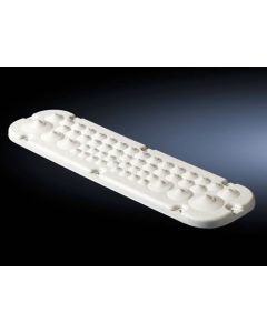 Plastic cable gland plates with membranes