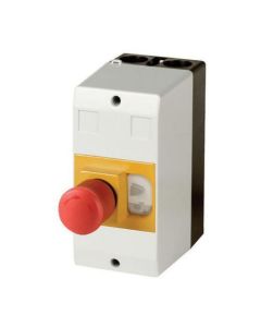 Insulated enclosure, IP65_x, +emergency switching off mushroom push-button, for PKZ01 - CI-PKZ01-PVT