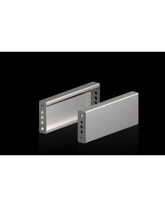 Base/plinth trim panels, sides, for VX base/plinth system, stainless steel New version