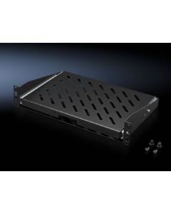 Component shelf, pull-out, 2 U for one 482.6 mm (19") mounting level
