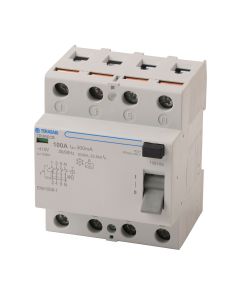 TDURCCB for 50 and 60Hz 4P 80A 30mA type AC