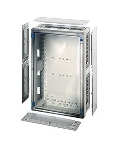 Empty enclosures with closing plates