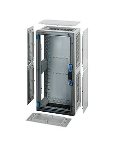 Empty enclosures with closing plates