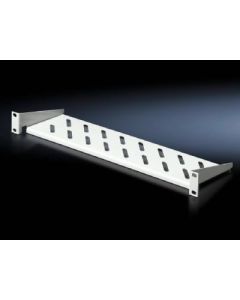 Component shelf 1 U, static installation 482.6 mm (19") system punchings