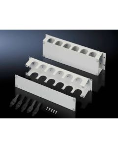 Cable management duct, horizontal 482.6 mm (19")