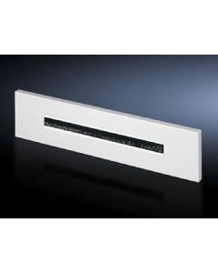 Gland plate with brush insert for EL
