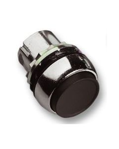 800F Push Button -  Metal, Flush, Black