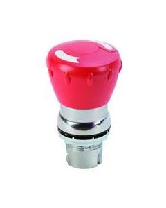 800F Non-Illuminated Mushroom Operators, Twist to Release, 40mm, Round Metal (Type 4/13, IP66), Red, , Standard Pack (Qty. 1)
