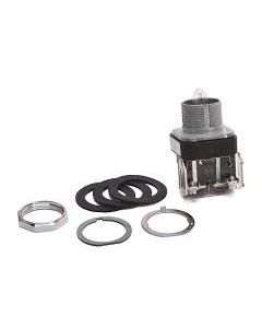 30.5mm Type 4/13 Pilot Light, Full Voltage, No Test Option, Incand., No Cap, 24V AC/DC