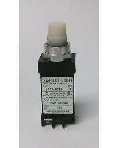 800T Small Pilot Light, Full Voltage ,None , Full Voltage Type , Incandescent Lamp , 24V AC/DC