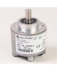842E EtherNet/IP Multi-Turn Encoders, Multi-turn (4096 turns), Hollow shaft 14 mm, M12 connector, 262,144 (18 bit) steps per revolution