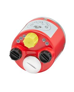 Absolute Encoder, CIP Safety, Multi Turn, 18+12 Bit Resolution, 15+12 Bit Safe Resolution, 10 mm Solid Shaft, With Feather Key, 58 mm Clamping Flange, M12 Connector, 10-30V DC