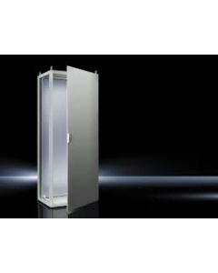 TS SHEET STEEL ENCLOSURE ,(WHD 800 X 2000 X 800)MM WITH FRONT SINGLE DOOR , REAR PANEL,WITH OUT MOUNTING PLATE