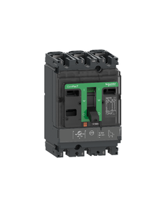 Circuit breaker ComPacT NSX250N, 50kA at 415VAC, TMD trip unit 250A, 50 degrees C, 3 poles 3D
