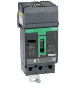 Circuit breaker, PowerPacT J, 225A, 3 pole, 600VAC, 50kA, I-Line, thermal magnetic, 80%, ABC