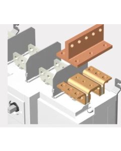 Bracket connection for copper bar