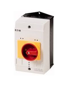 Insulated enclosure, for PKZ0, +rotary handle, red/yellow