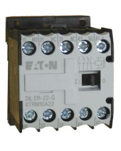 Contactor relay, 2N/O+2N/C, DC current.  DILER-22-G(48VDC)