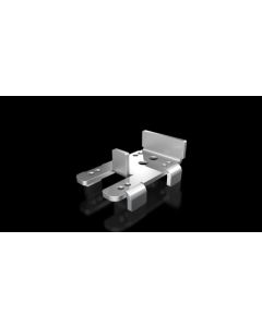 Mounting bracket to secure a door-operated switch to the frame of the VX, VX IT in conjunction with the various door variants in the VX, VX IT enclosure system.