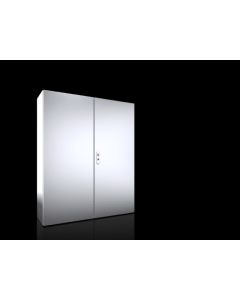 AX Compact enclosure, WHD: 1000x1200x300 mm, stainless steel 1.4404, with mounting plate, two-door, with 3-point lock system