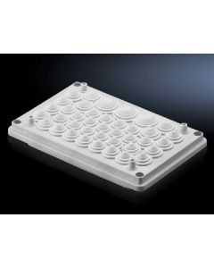SV Cable entry gland, with sealing membranes, 32x Ø 7-16 mm, 4x Ø 10-20 mm, 3x Ø 14-26 mm, insulating material