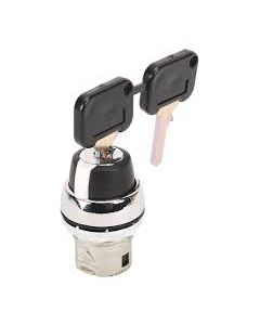 800F PB,22mm Selector Switch,Keyed Selector Switch,Center,3825 Standard,No Power Module (Lamp Type),Maintained, 3 Position,No Power Module,Metal,No Power Module (Voltage)