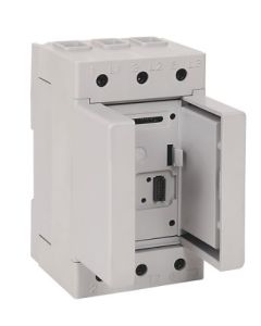E300 Overload Relays (193/592 IEC/NEMA), Current/Ground Fault Sensing Module (10...100 A) DIN Rail / Panel Mount with Line- and Load-side Power Conductor Terminals.