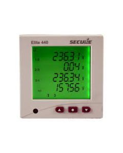 Elite 440-443, CL: 0.2s. 3Ph4w,415/400V, Sec 1A/5A. Aux- 80-300 VAC/DC with MODbus
