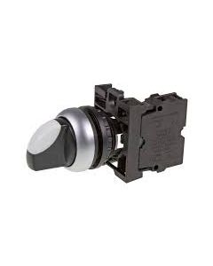 SELECTOR SWITCH, 1N/O, 2 POSITIONS, FRONT MOUNT.  M22-WRK/K10