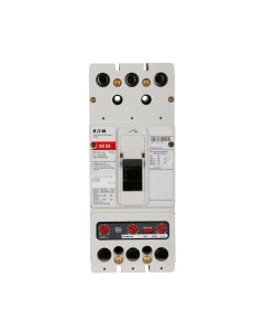 Eaton Series C complete molded case circuit breaker, J-frame, HJD, Fixed thermal, Fixed magnetic trip, Three-pole, 250 A, 600 Vac, 250 Vdc, 100 kAIC at 240 Vac, 65 kAIC at 480 Vac, Aluminum, Line and load, 50/60 Hz