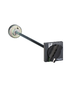 Extended front rotary handle - black - for INS250 & INV100¦250