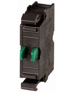 Contact element, 1N/O, front mount, 6. contact, screw connection