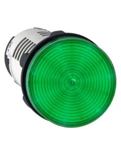 Monolithic pilot light, plastic, green, 22, integral LED, 230¦240 V AC