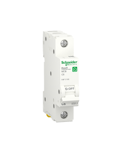 Miniature circuit breaker (MCB), Resi9, 1P, 6A, C curve, 6000A (IEC/EN 60898-1)