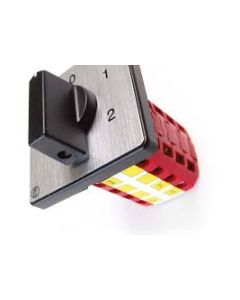 VSS selector switch for panel mounting, IP65 4position, 3-Phase Line to Neutral with OFF OFF - RN - YN - BN 90° sw. angle, continuous rotation