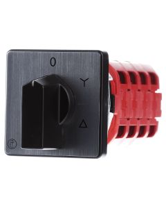 VSS switch with OFF position for panel mounting, IP65 3phase Line to Line - 0 - L1L2 - L2L3 - L3L1 45° sw. angle